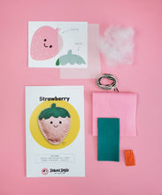 Load image into Gallery viewer, Strawberry DIY Felt Kit
