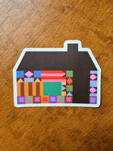 Load image into Gallery viewer, Quilt House Sticker 
