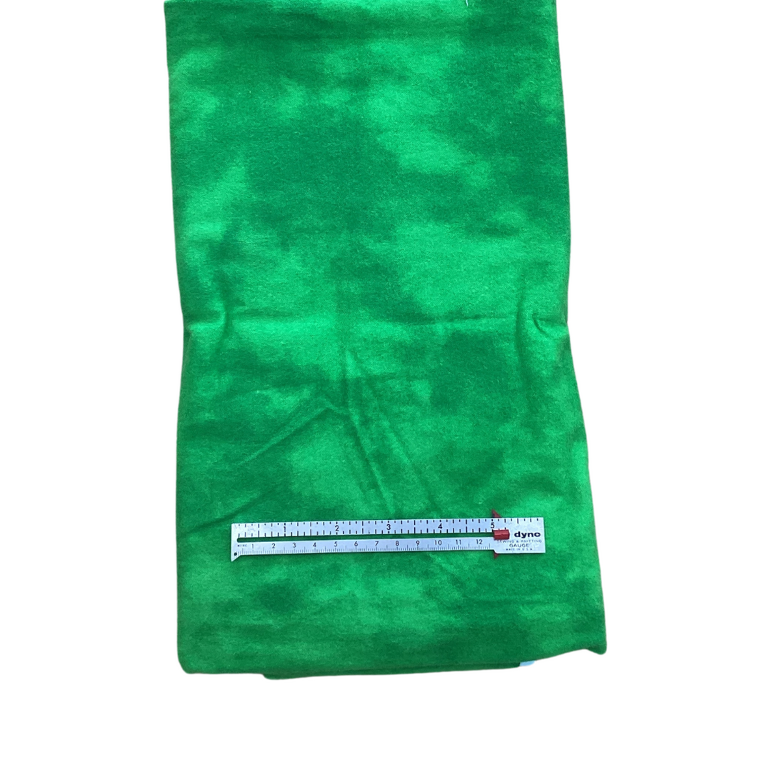 Previously Loved Fabric: Green Blender Flannel (1.25 yds)