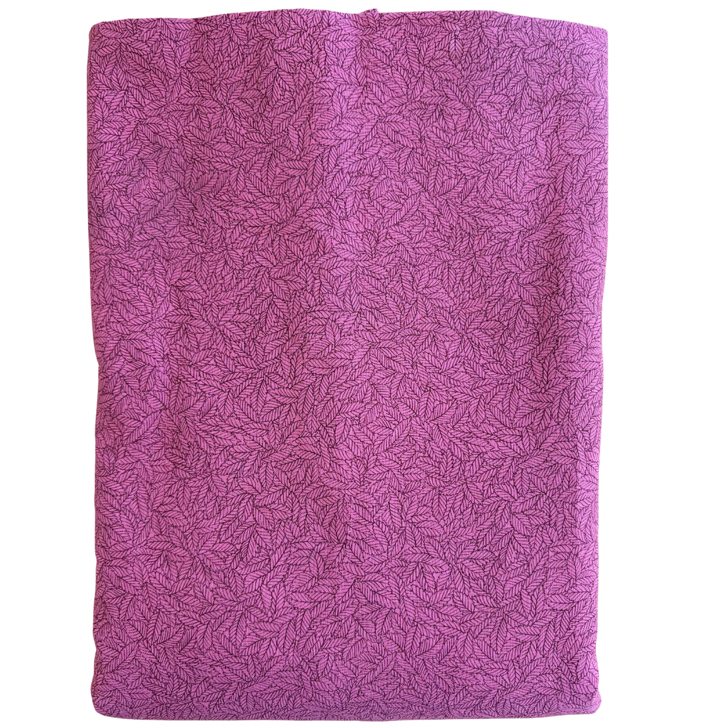Previously Loved Fabric: Dusty Cranberry Leaves (4.5 yds)
