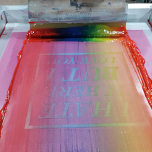 Load image into Gallery viewer, Screenprinting on Fabric with Golden Key Prints
