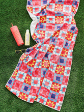 Load image into Gallery viewer, Sawtooth Star Waffle Beach Towel
