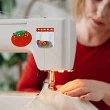 Load image into Gallery viewer, Sewing Vinyl Stickers, Jar Of Buttons, Quilting Sticker
