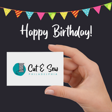 Load image into Gallery viewer, Cut &amp; Sew PHL Gift Card
