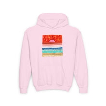 Load image into Gallery viewer, &quot;Beach Sunset&quot; - YOUTH Heavy Blend Hooded Sweatshirt
