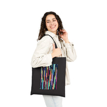 Load image into Gallery viewer, "Radiance" by N.W., age 13 of The QuiltCon 2026 Collection - Cotton Canvas Tote Bag
