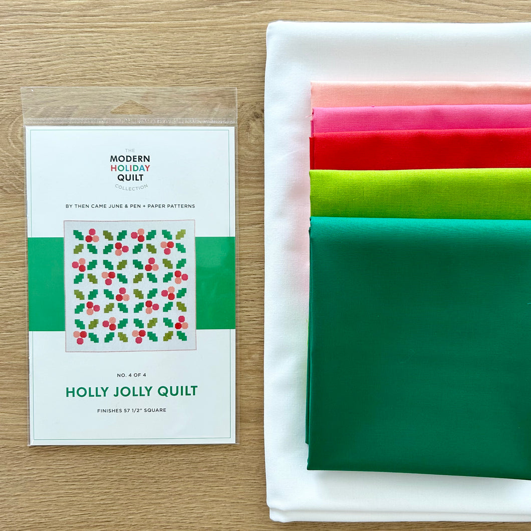 Holly Jolly Quilt Kit