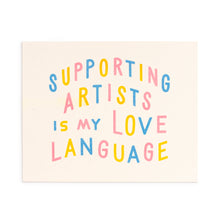 Load image into Gallery viewer, Supporting Artists 8x10 Risograph Art Print
