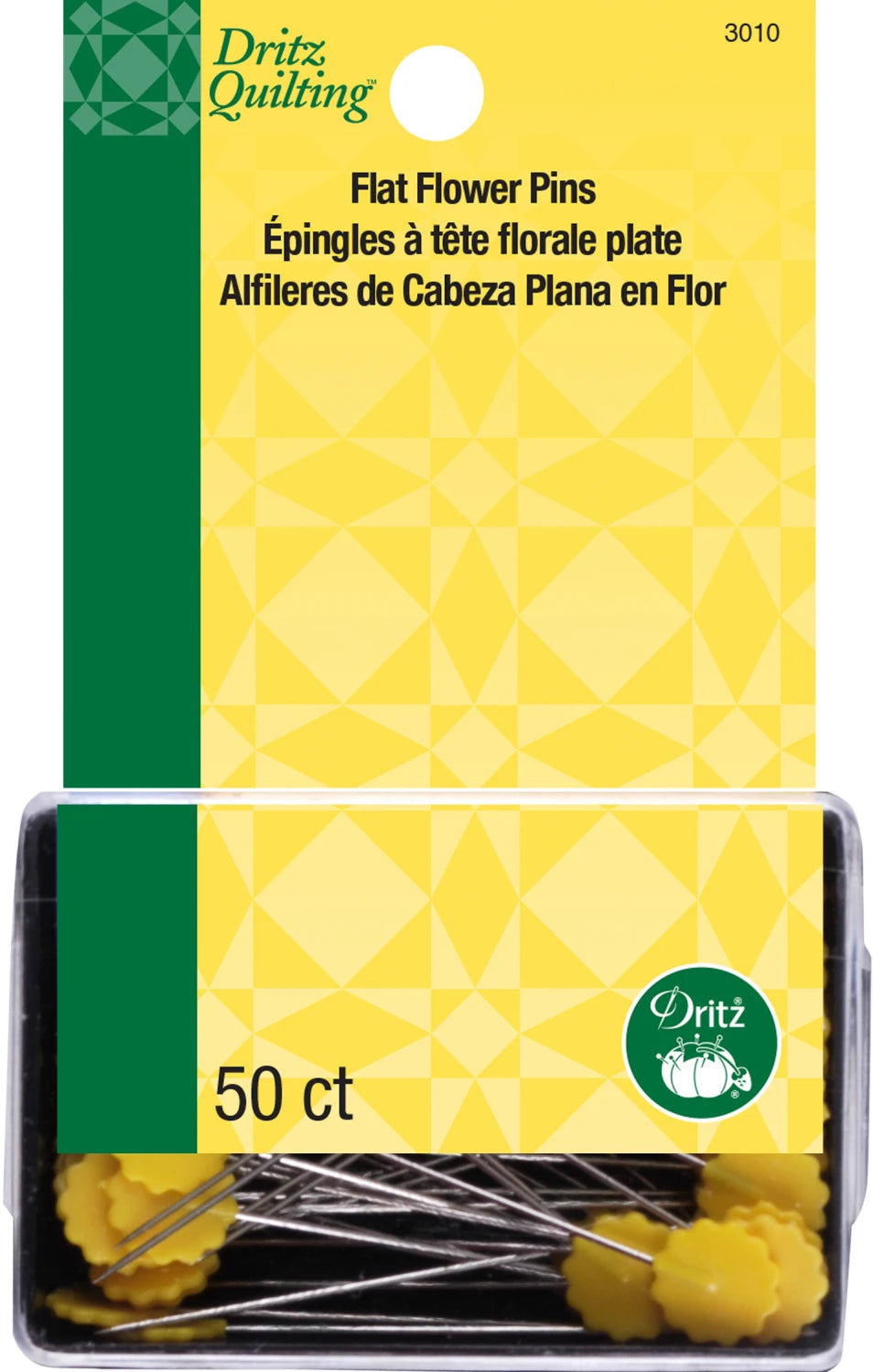 Flat Flower Pins by Dritz
