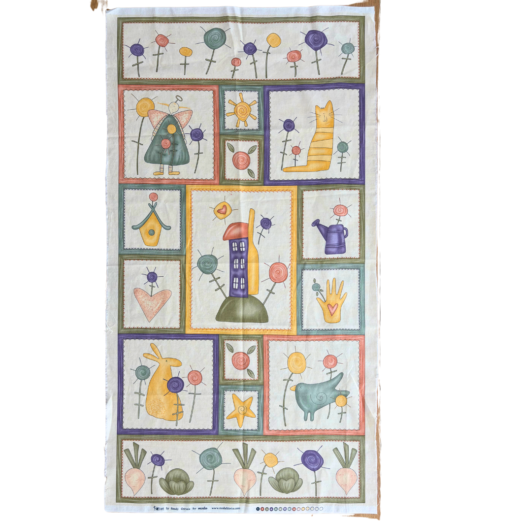 Previously Loved Fabric: Posies Panel