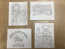 Load image into Gallery viewer, 76ers . Mending Transfers

