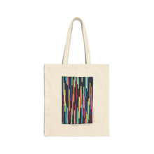 Load image into Gallery viewer, "Radiance" by N.W., age 13 of The QuiltCon 2026 Collection - Cotton Canvas Tote Bag
