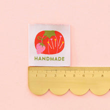 Load image into Gallery viewer, Tomato Pin Cushion Handmade Large Sewing Labels
