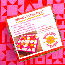 Load image into Gallery viewer, Mini Quilt Kit by With Love By Kristie - Pink
