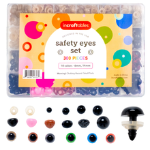 Load image into Gallery viewer, Incraftables 100pcs Safety Eyes for Amigurumi
