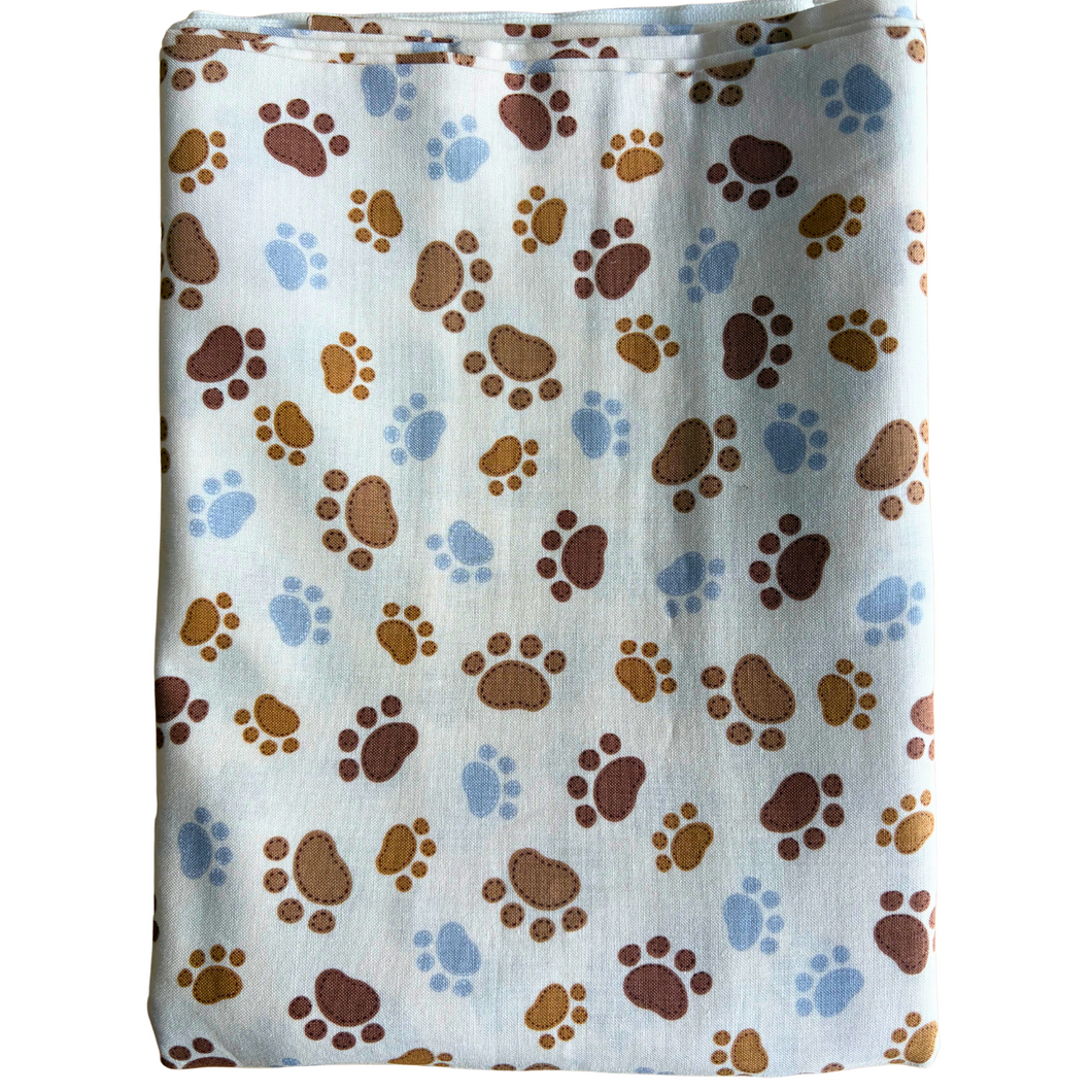 Previously Loved Fabric: Puppy Paws (2.5 yds)