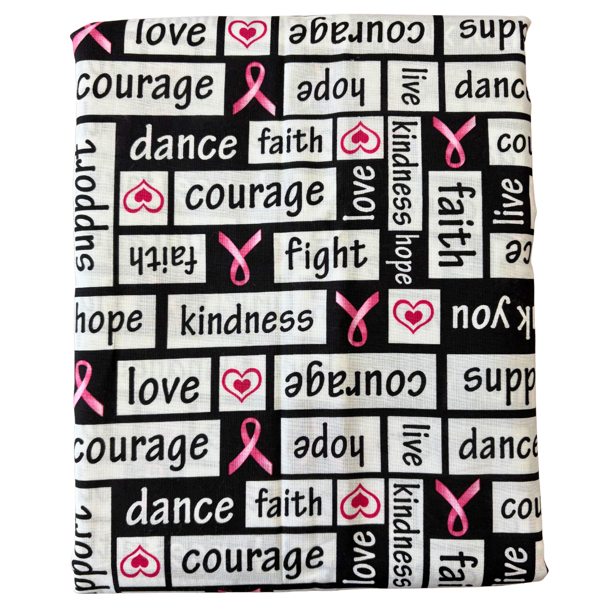Previously Loved Fabric: Breast Cancer Awareness (3 yds) – Cut and Sew PHL
