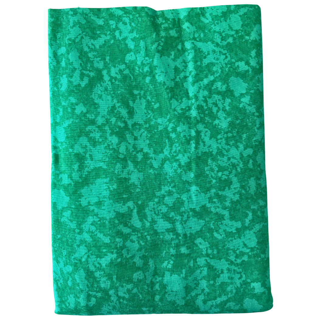 Previously Loved Fabric: Green Batik (3 yds)