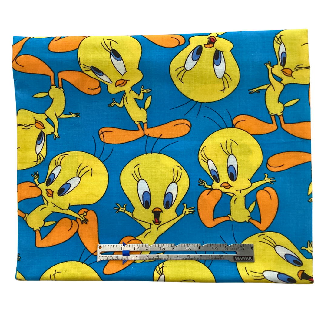 Previously Loved Fabric: Tweety Bird (1.25 yds)