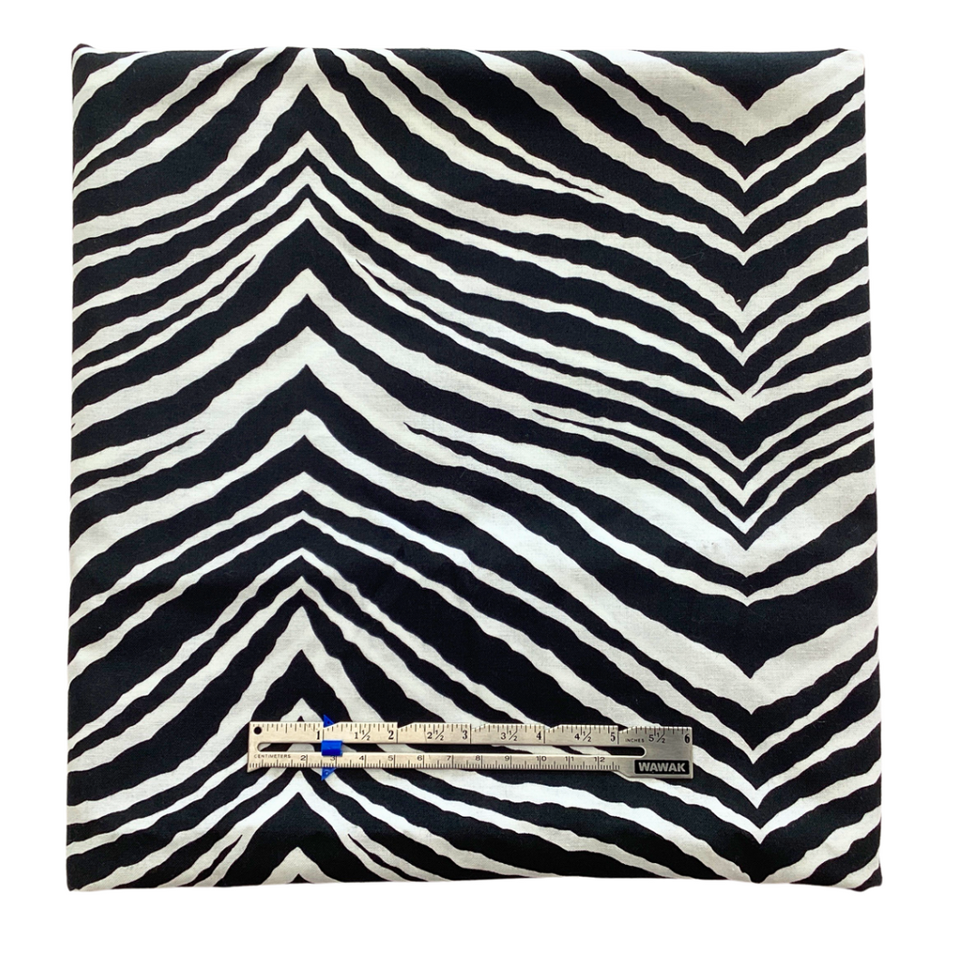 Previously Loved Fabric: Zebra Print (2.5 yds)