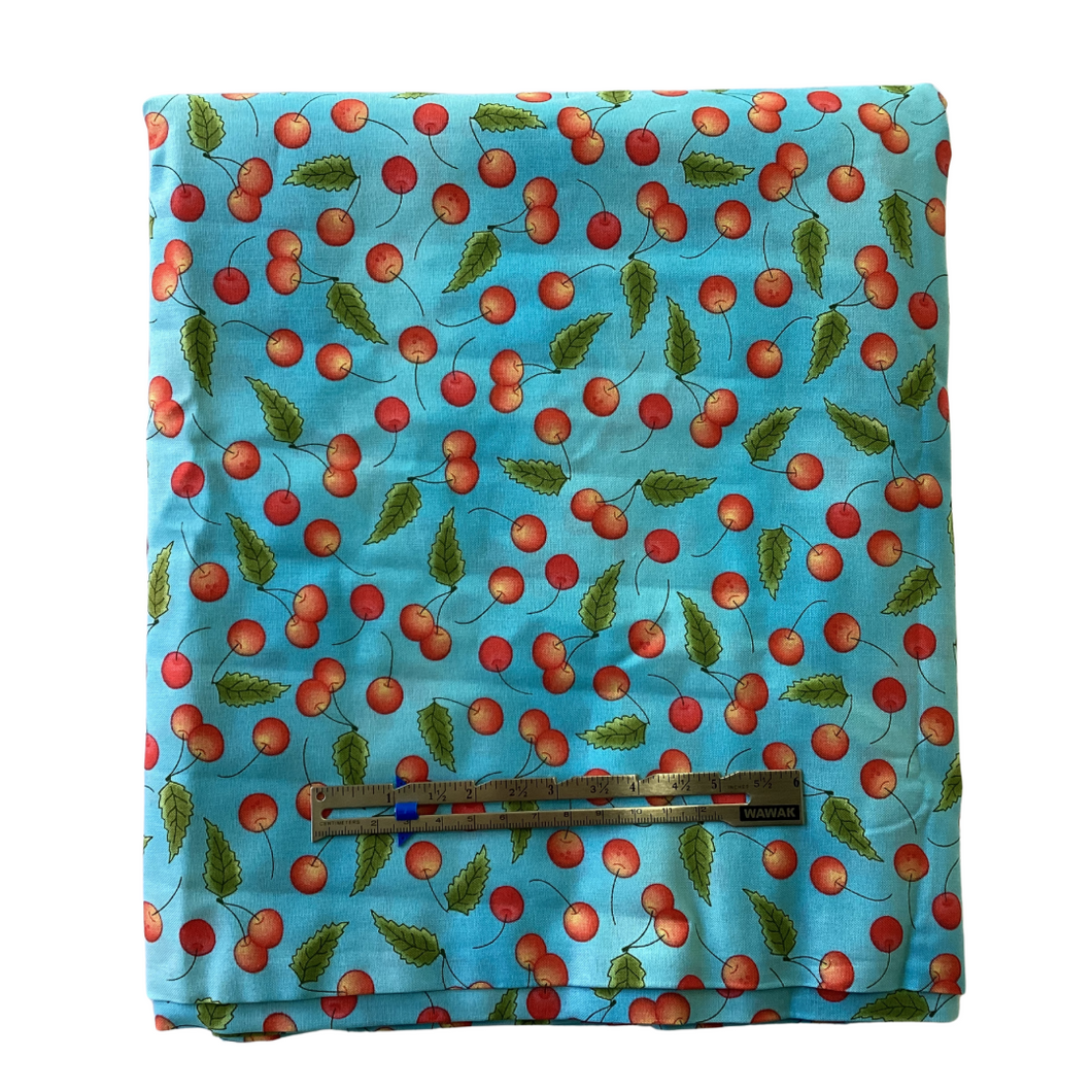 Previously Loved Fabric: Cherries (4yds)