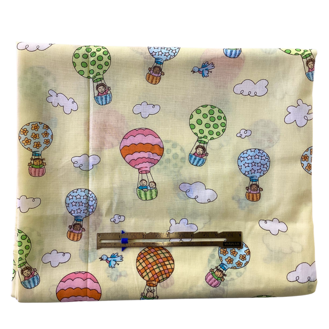 Previously Loved Fabric: Up, Up & Away (2 yds)