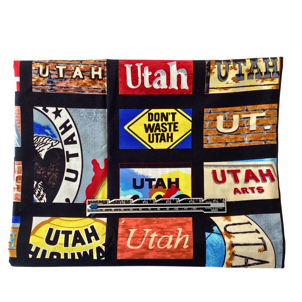 Previously Loved Fabric: Utah Scenes (1 yd)