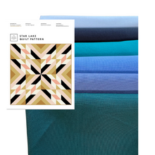 Load image into Gallery viewer, Star Lake Quilt Kit
