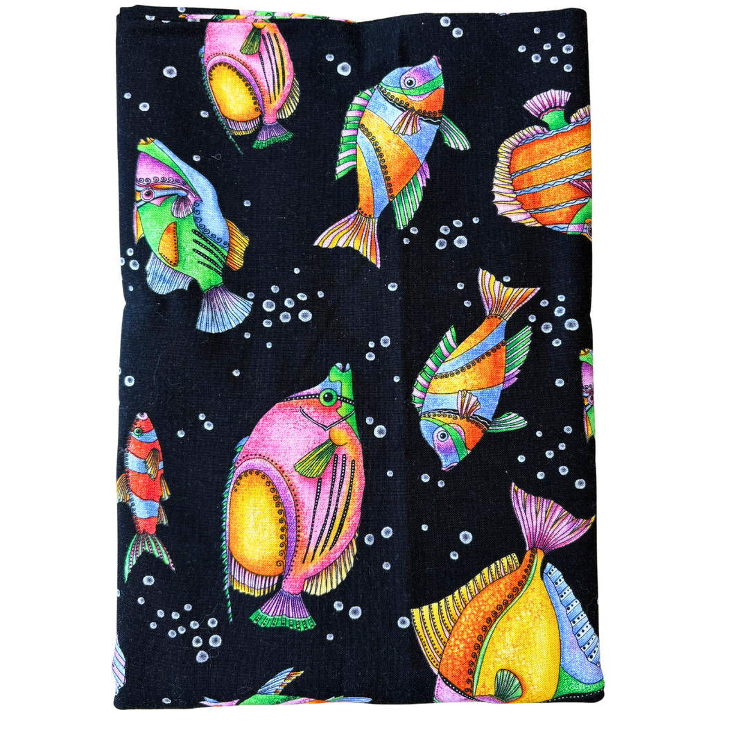 Previously Loved Fabric: Neon Fish (1.5 yds)