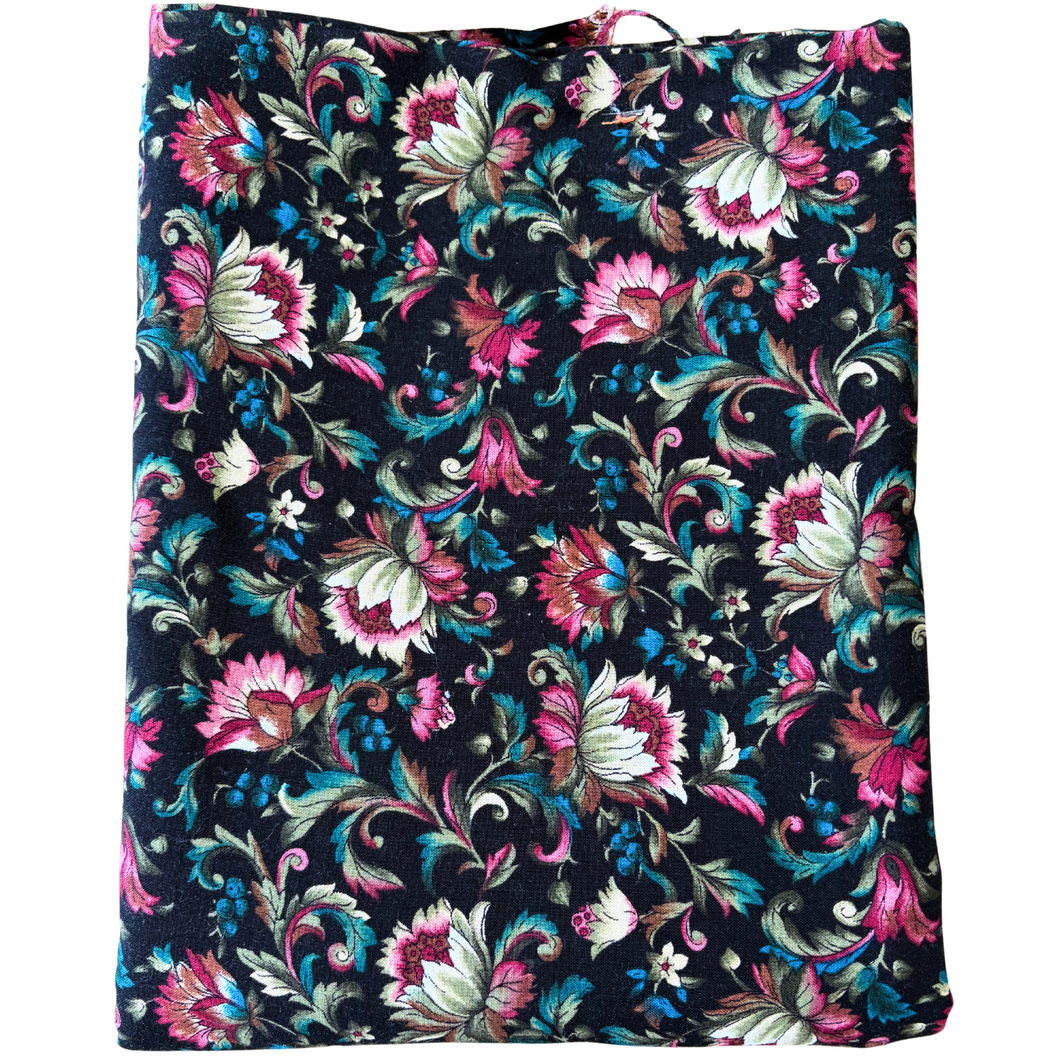 Previously Loved Fabric: Pink and Blue Floral (3.25 yds)