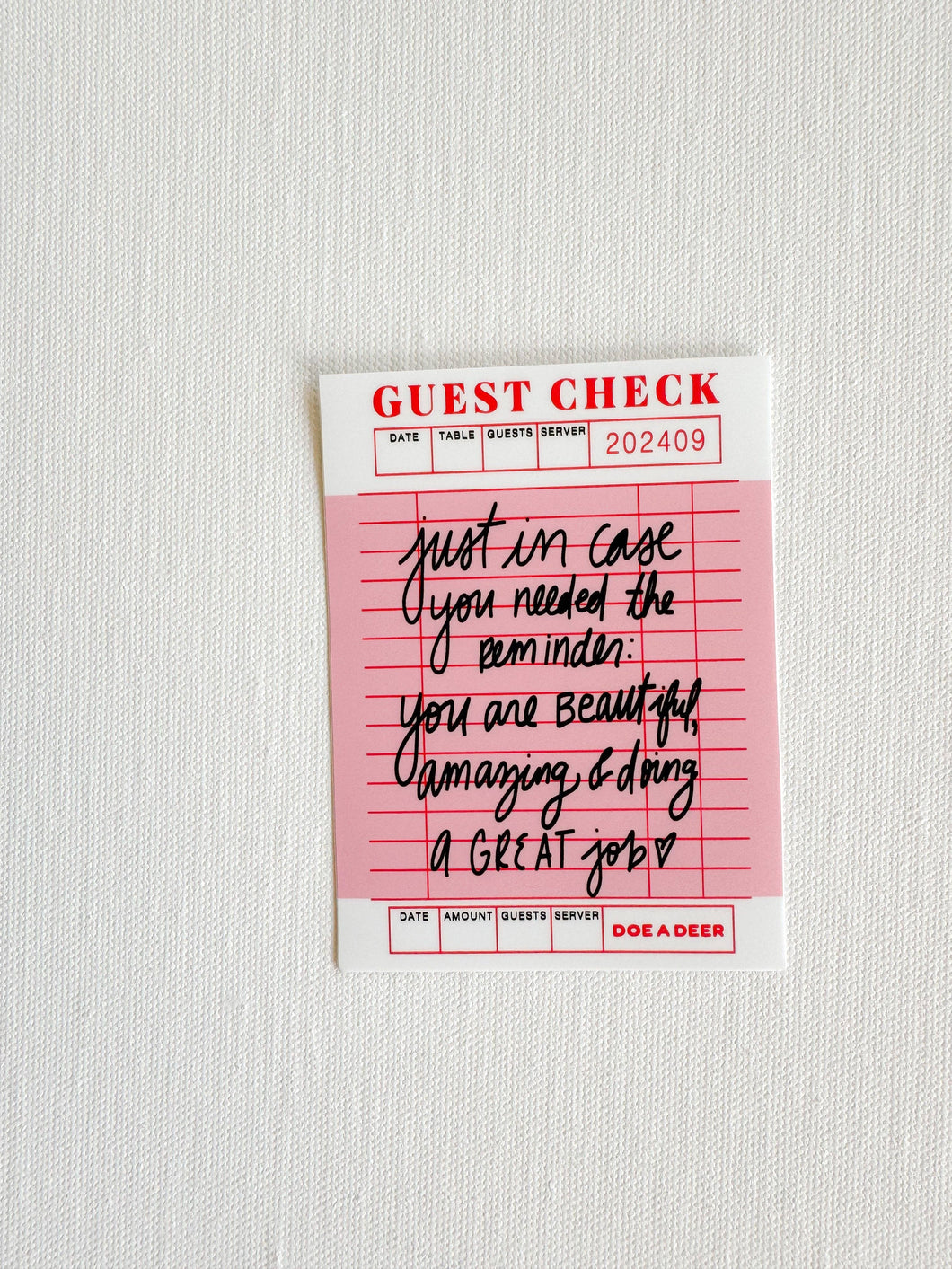 Just in Case - Sticker