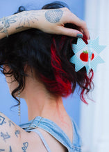 Load image into Gallery viewer, Tomato Quilt Hair Claw  TPF x Chaos Magic Studio
