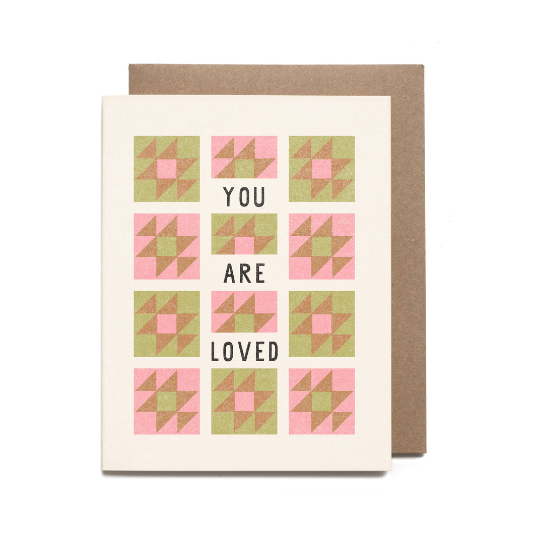 You Are Loved Quilt Card