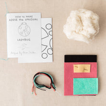 Load image into Gallery viewer, Addie the Unusual Ladybug - DIY Craft Kit
