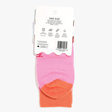 Load image into Gallery viewer, I'd Rather Be Sewing Socks (Pink/Orange) | 1 Pair
