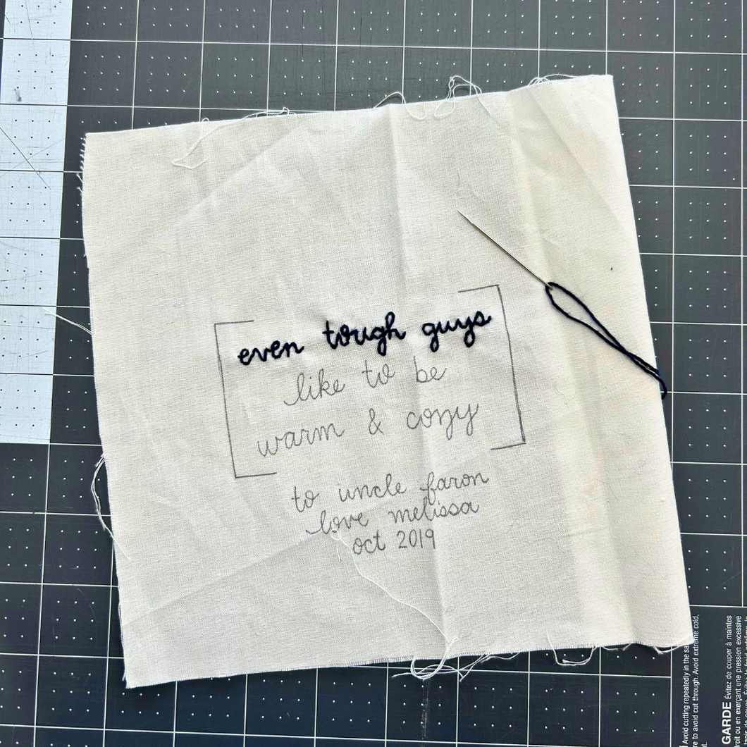 Embroidered Quilt Labels