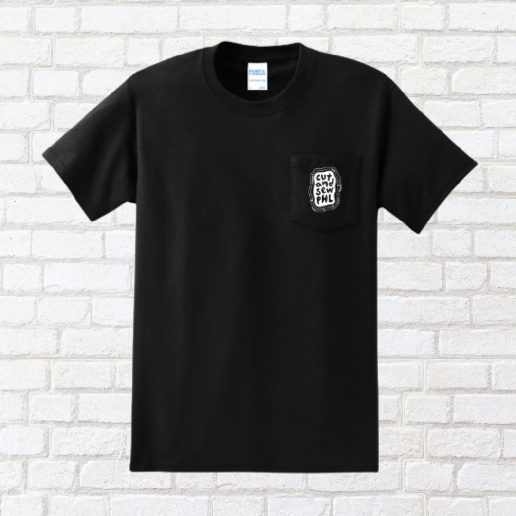 Cut & Sew PHL Unisex Short Sleeve Pocket Tee