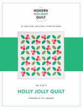 Load image into Gallery viewer, Holly Jolly Quilt Pattern (Paper Copy) by Then Came June
