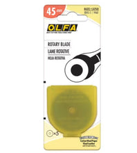 Load image into Gallery viewer, OLFA Replacement Rotary Cutter Blades For 45mm Rotary Cutter
