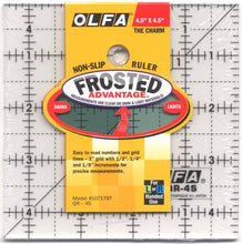 Load image into Gallery viewer, OLFA Frosted Advantage Non-Slip Ruler
