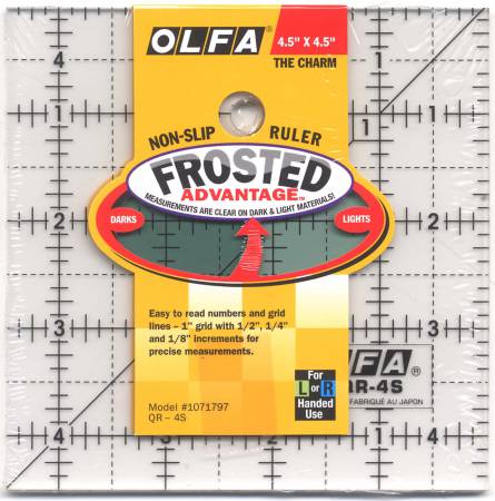 OLFA Frosted Advantage Square Non-Slip Ruler