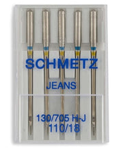 Load image into Gallery viewer, Schmetz Jeans Home Machine Needles
