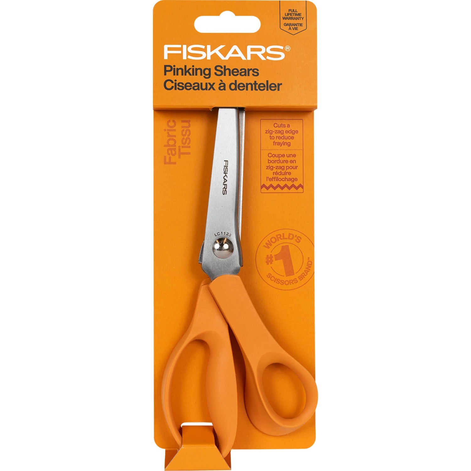 Fiskars 10in Pinking Shears (Orange) – Cut and Sew PHL