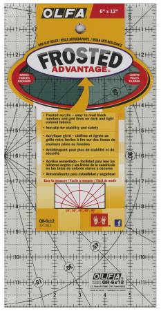 OLFA Frosted Advantage Non-Slip Ruler