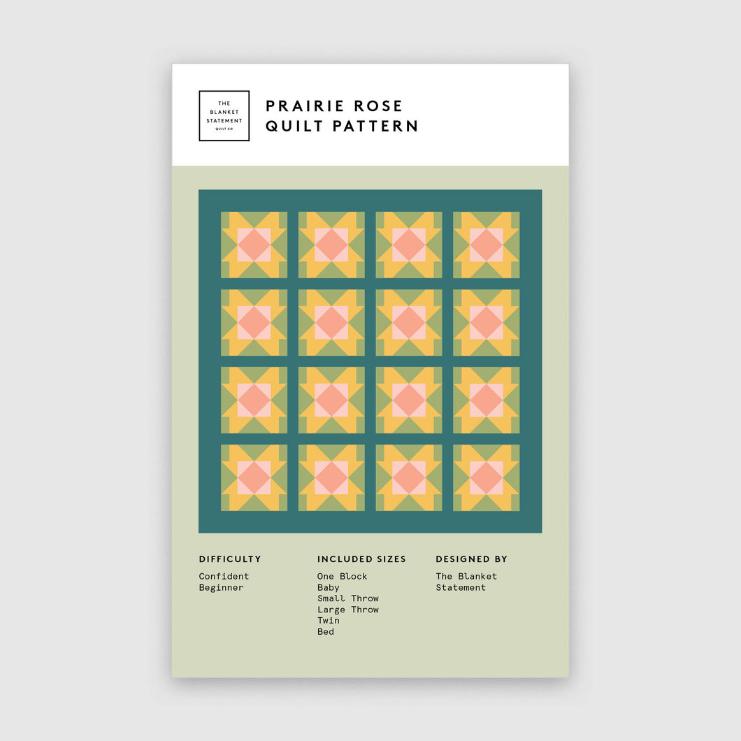 Prairie Rose - Paper Pattern