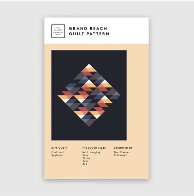 Grand Beach Quilt Pattern - Paper Pattern