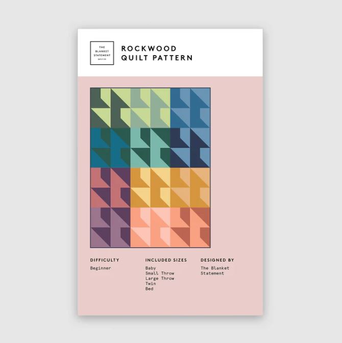 Rockwood Quilt Pattern - Paper Pattern