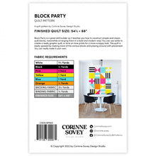Load image into Gallery viewer, Block Party Quilt Pattern (Paper Copy) by Corinne Sovey Design Studio

