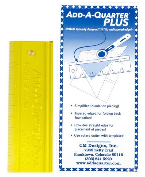 Add-A-Quarter Ruler – Cut and Sew PHL