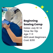 Load image into Gallery viewer, Beginning Sewing Camp
